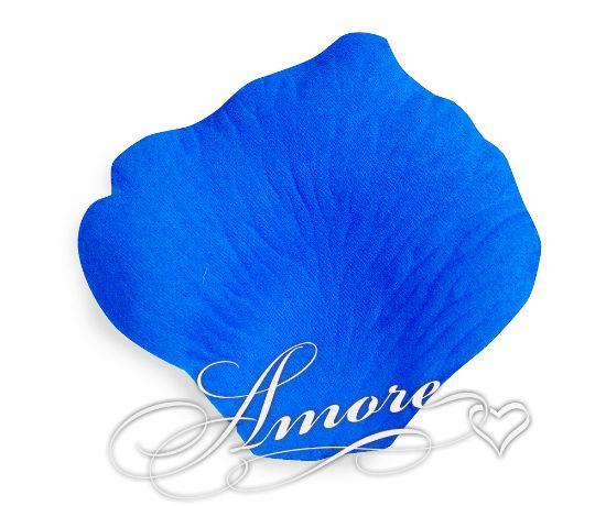 Picture of Silk Rose Petals Cobalt Blue-Medium Blue