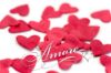 Picture of Silk Rose Petals Heart Shape Red